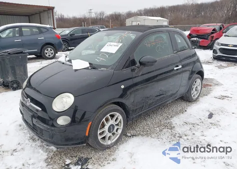 2012 Fiat 500C Pop z USA, uszkodzony, nr VIN 3C3CFFDR7CT169466